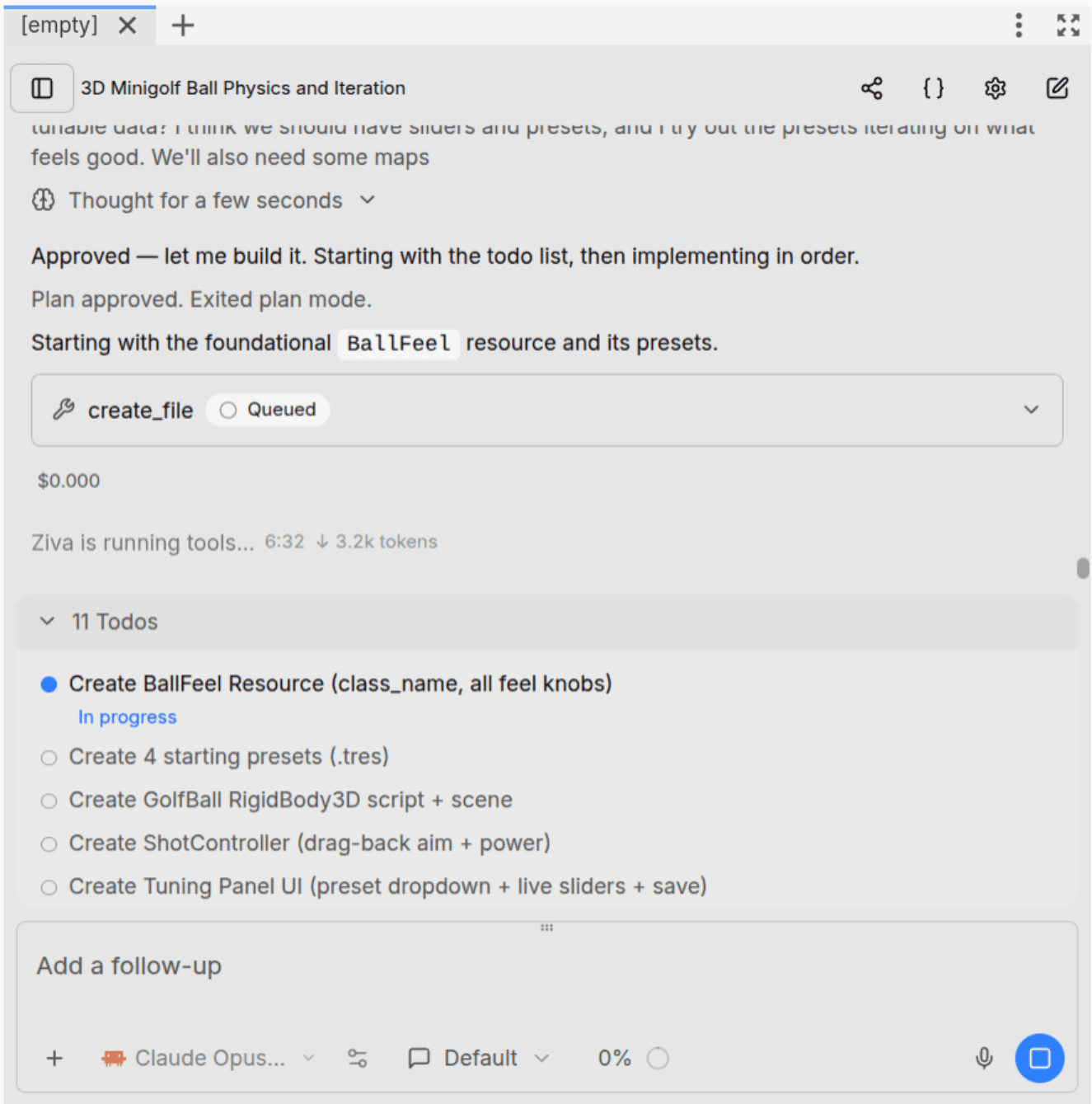 Ziva's live task checklist during a multi-step job