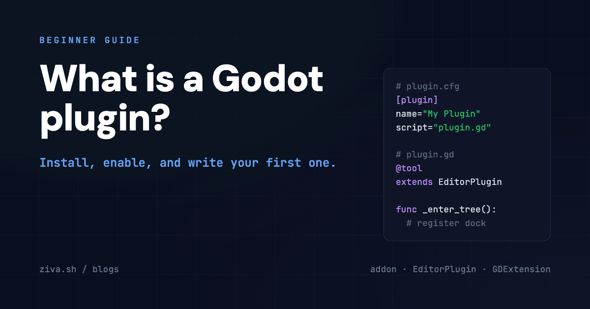 How to Install Godot Plugins (Addons) in Godot 4, and Build Your Own