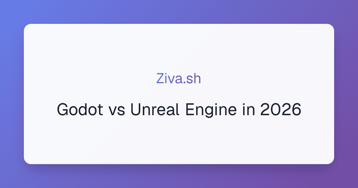 Godot vs Unreal Engine in 2026